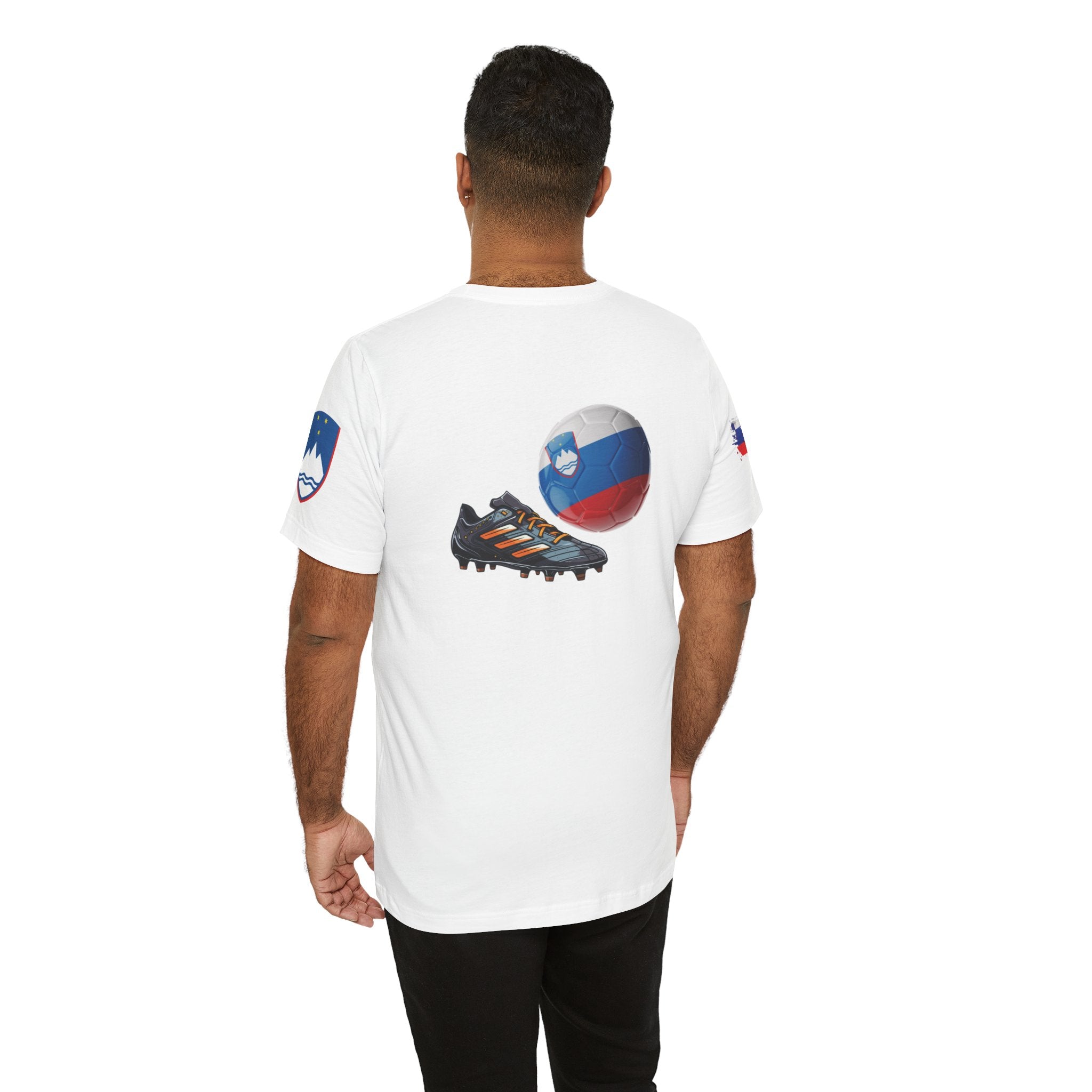 Slovenia Zipper Football Tee