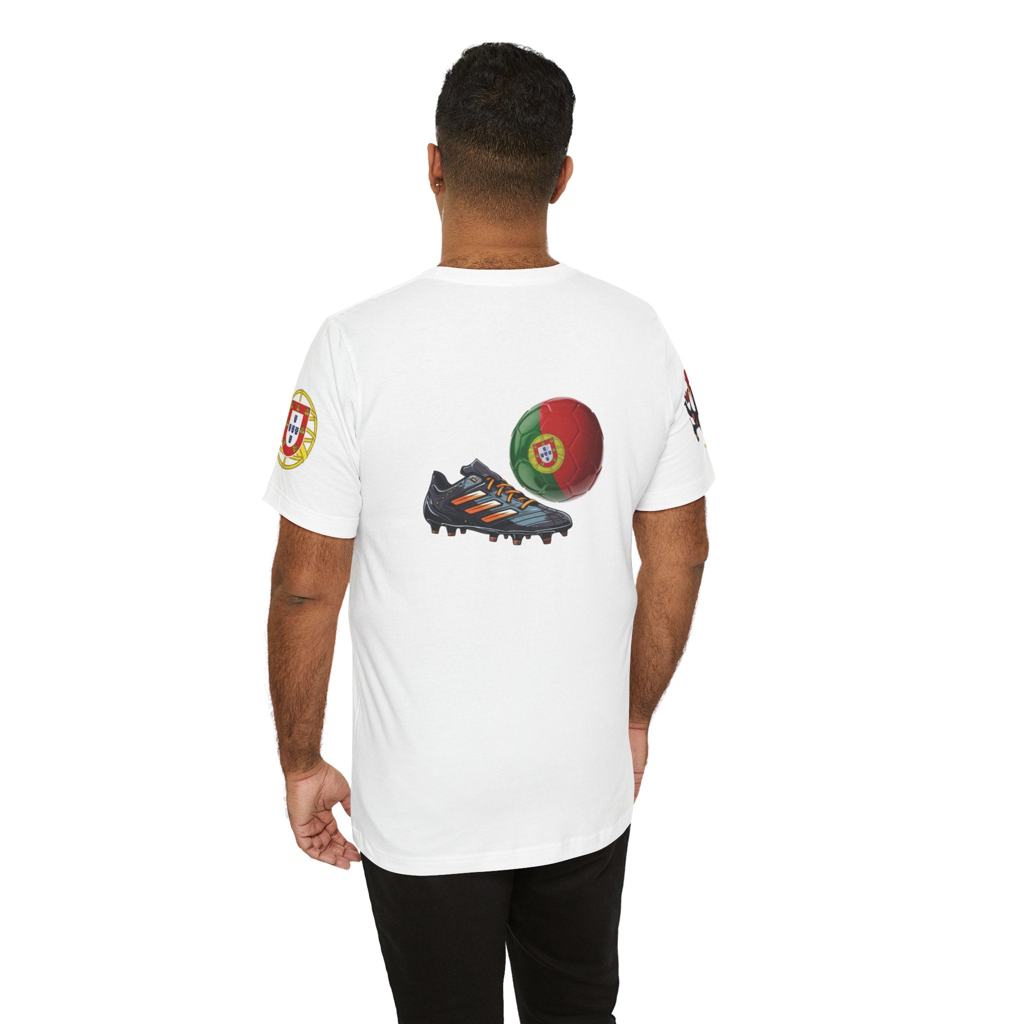 Portugal Zipper Football Tee