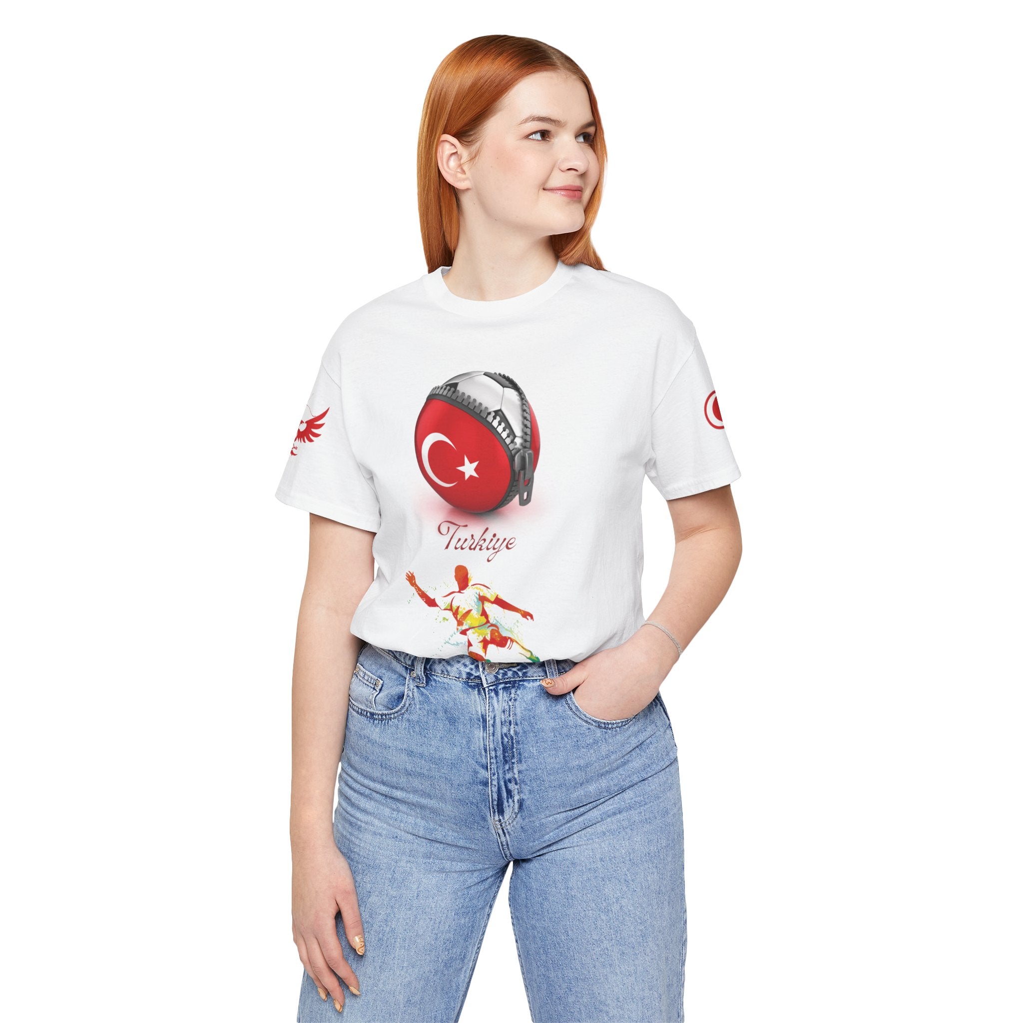 Turkey Zipper Football Tee