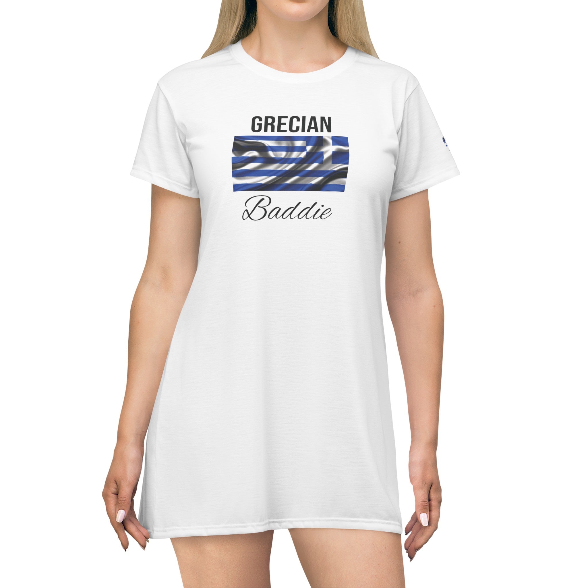 Greece Baddie T-Shirt Dress