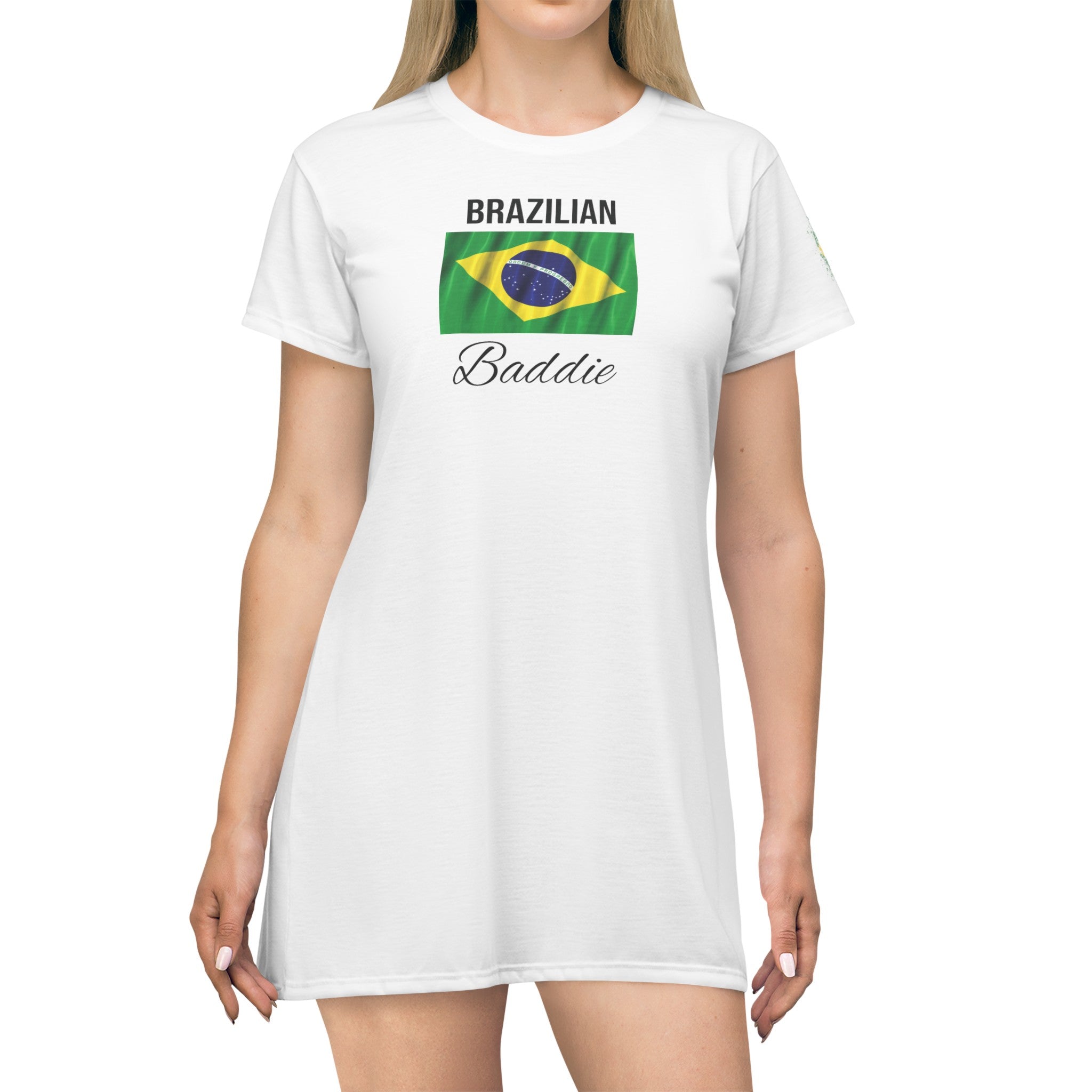 Brazil Baddie T-Shirt Dress