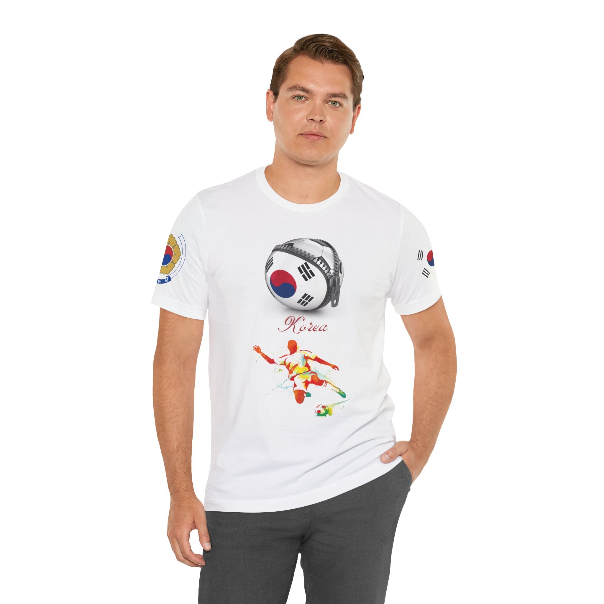 Korea Zipper Football Tee