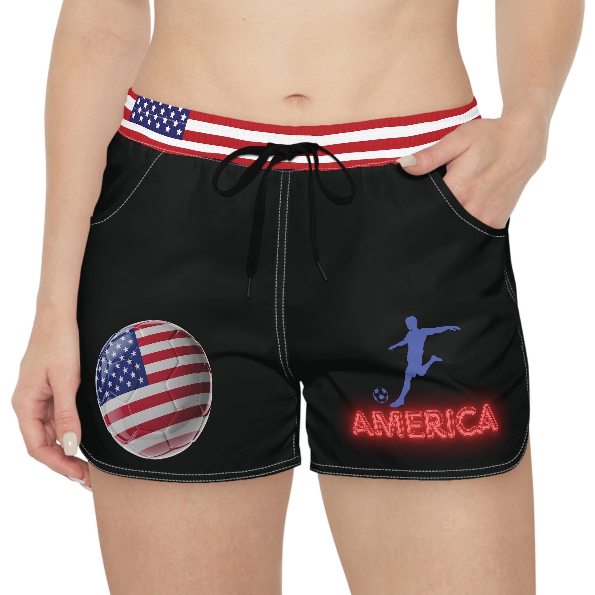 America Women's Football Shorts