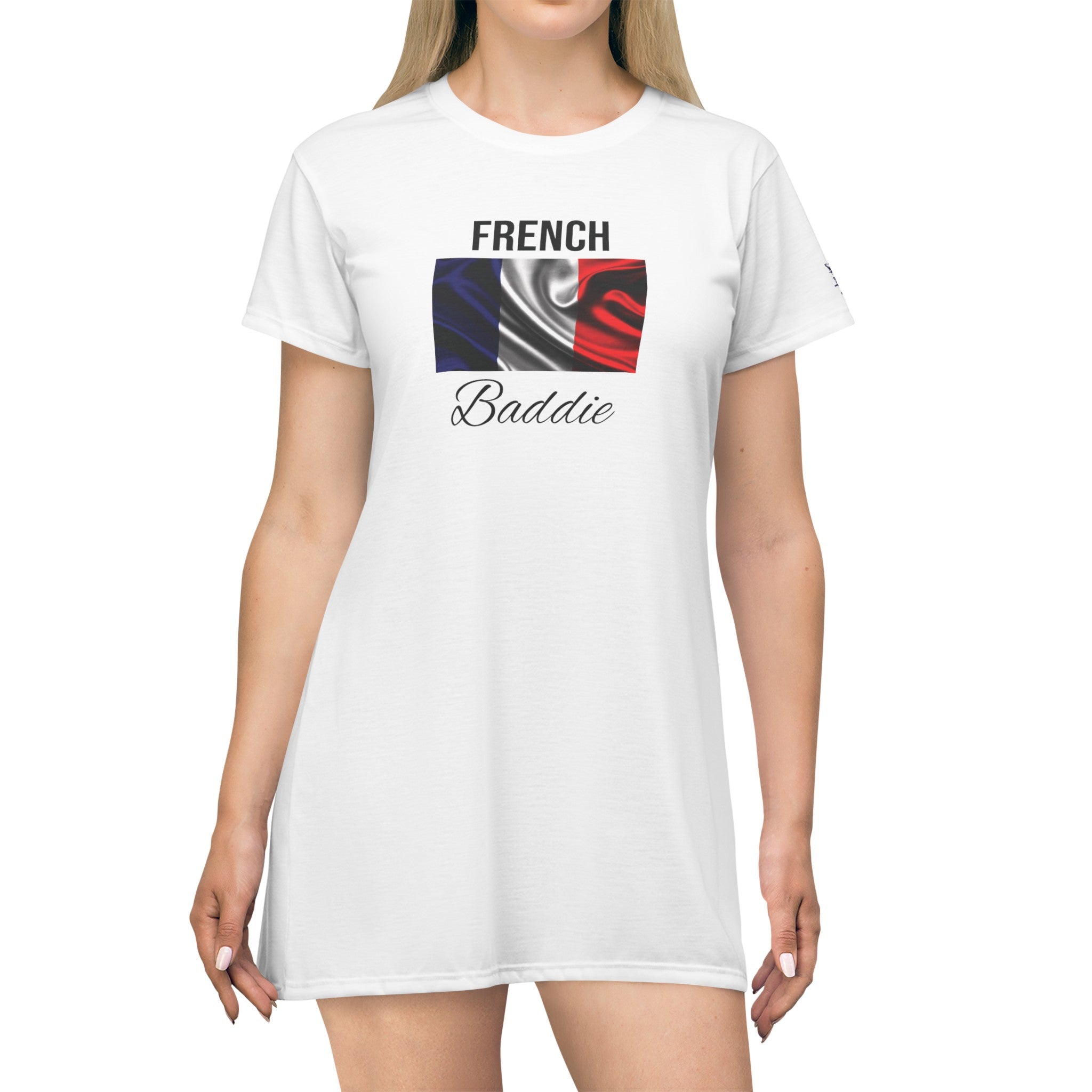 France Baddie T-Shirt Dress