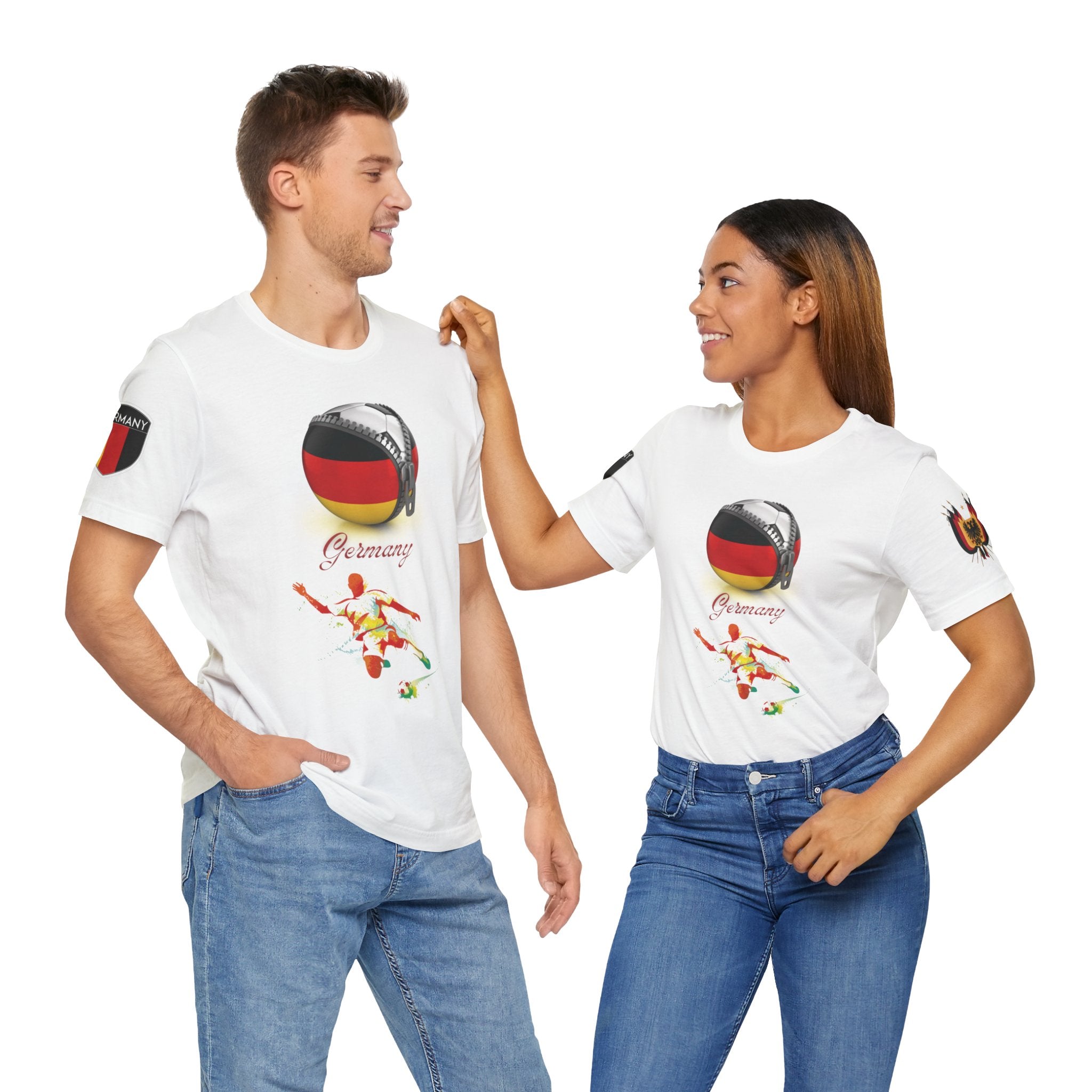 Germany Zipper Football Tee