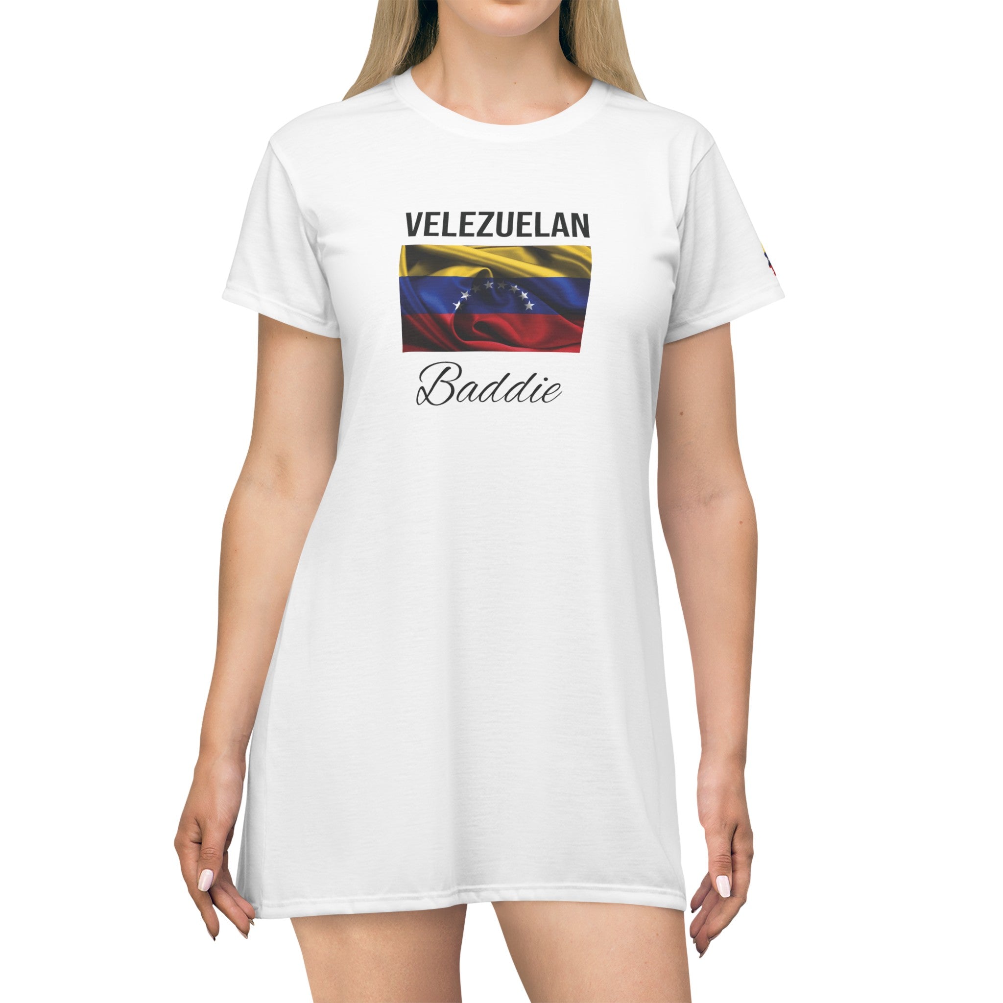 Venezuela Baddie T-Shirt Dress