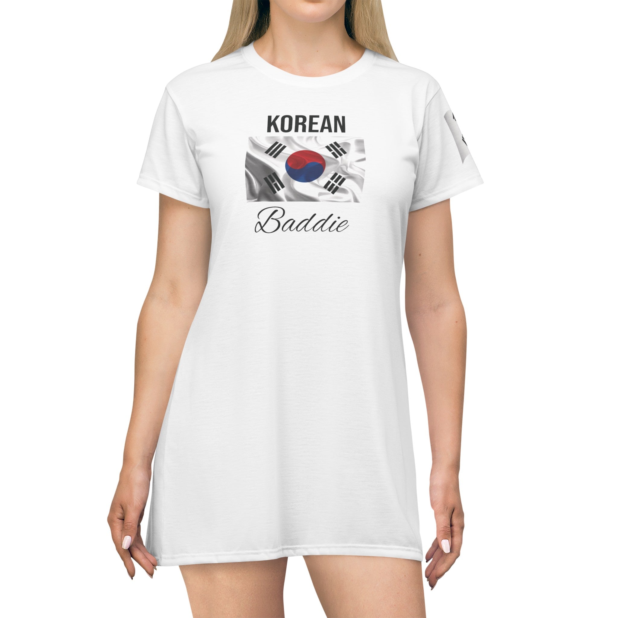 Korea Baddie T-Shirt Dress