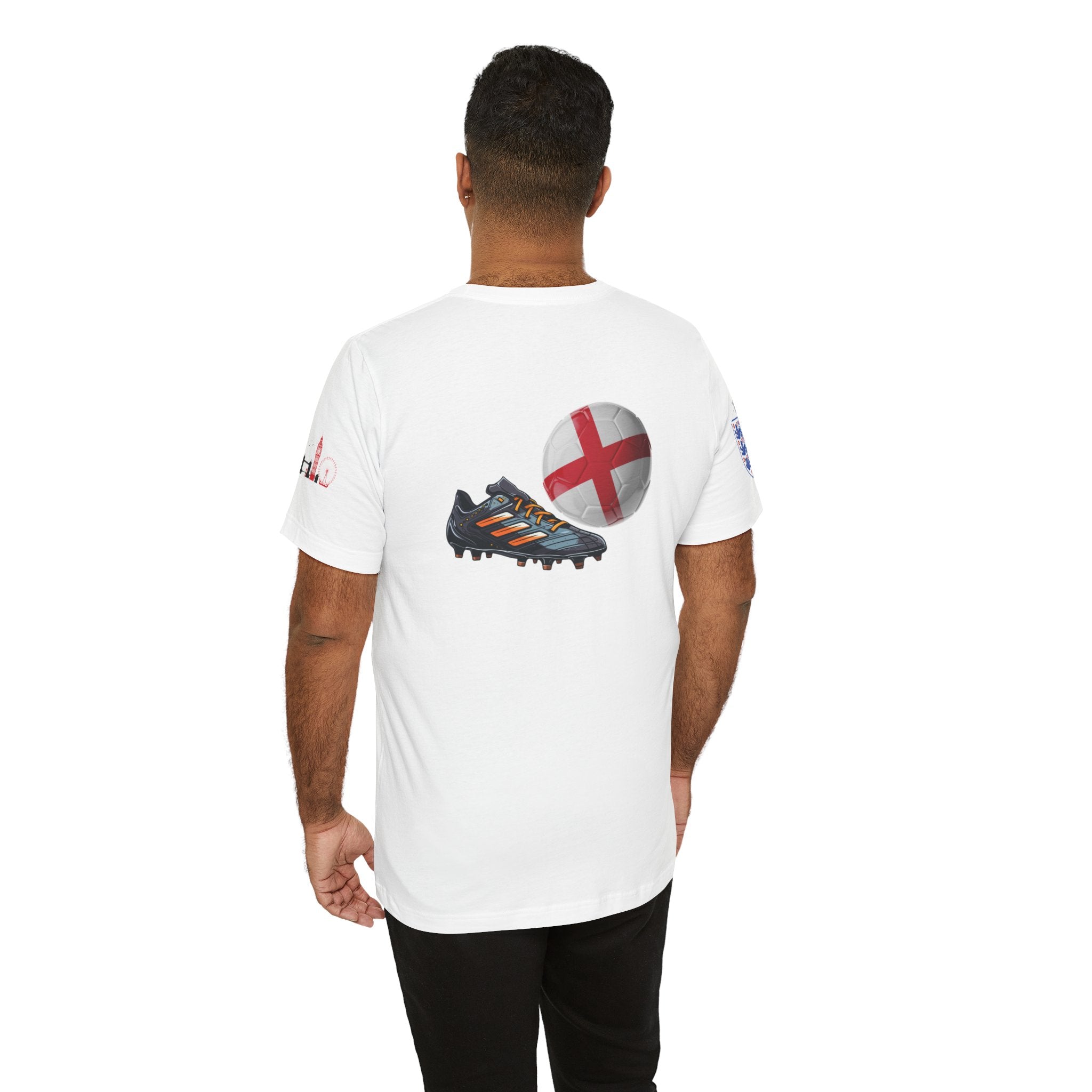 England Zipper Football Tee