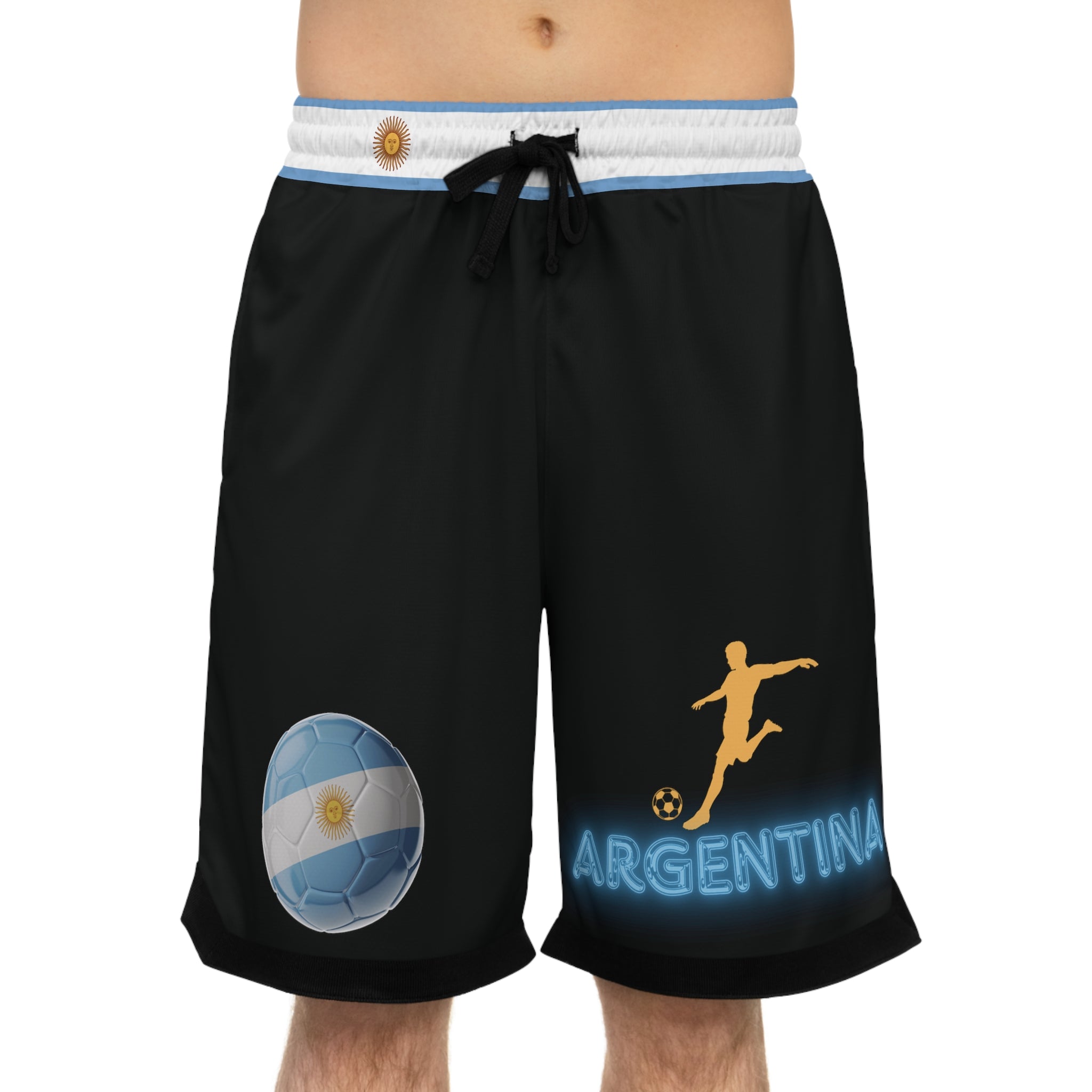 Argentina Football Shorts