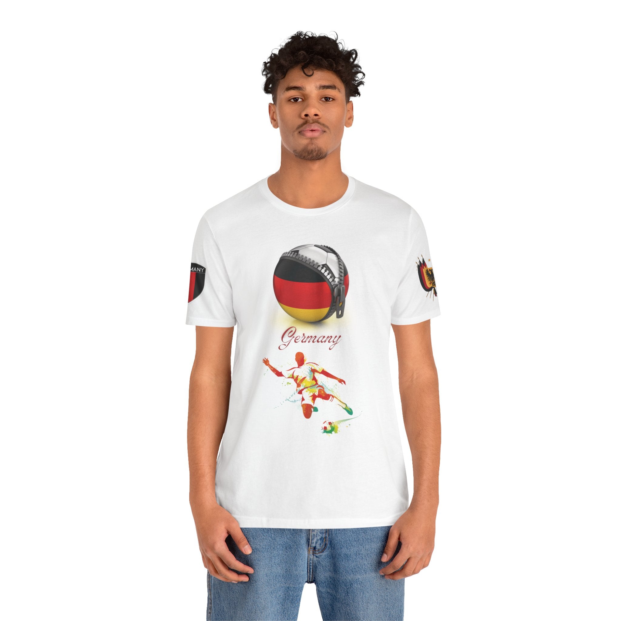 Germany Zipper Football Tee