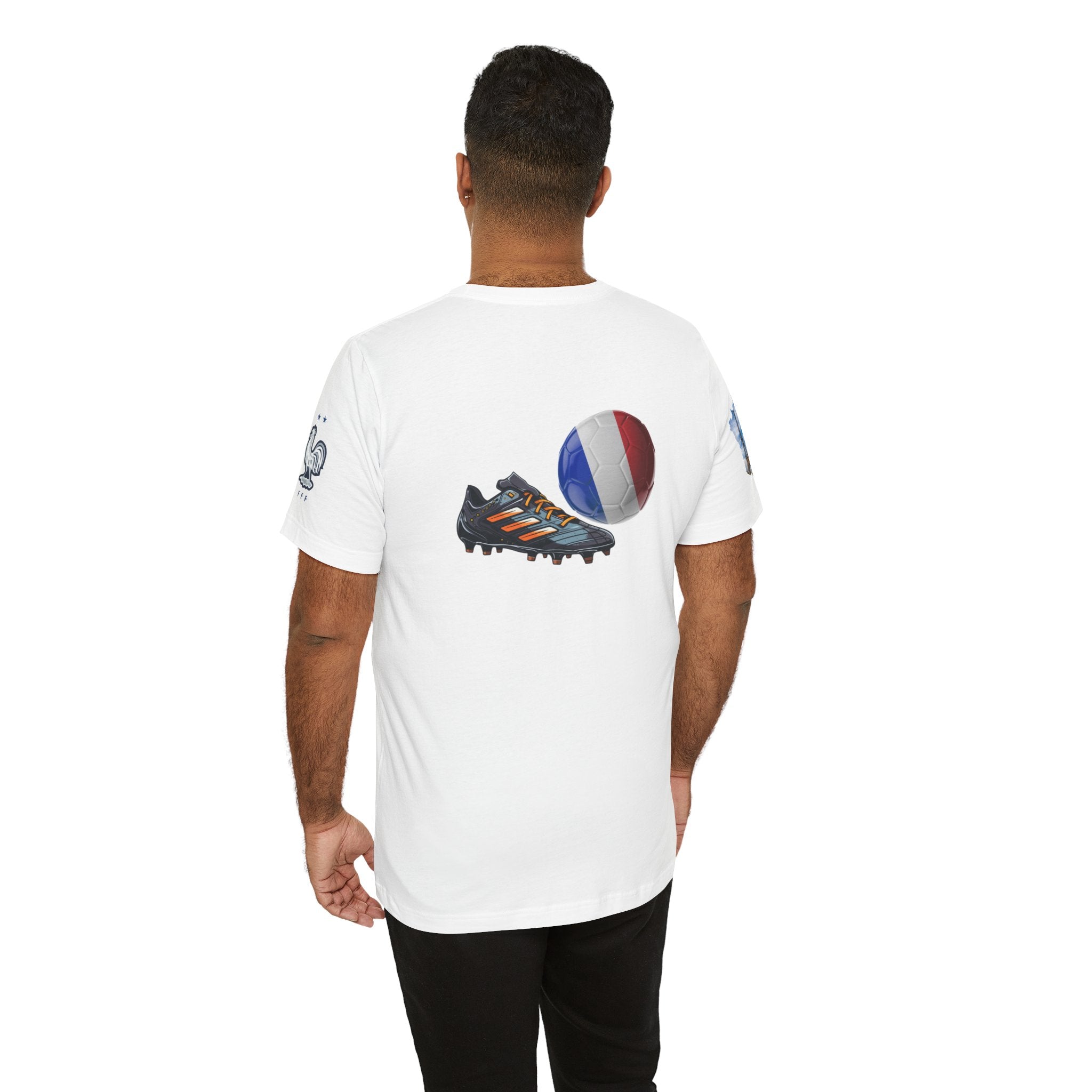 France Zipper Football Tee