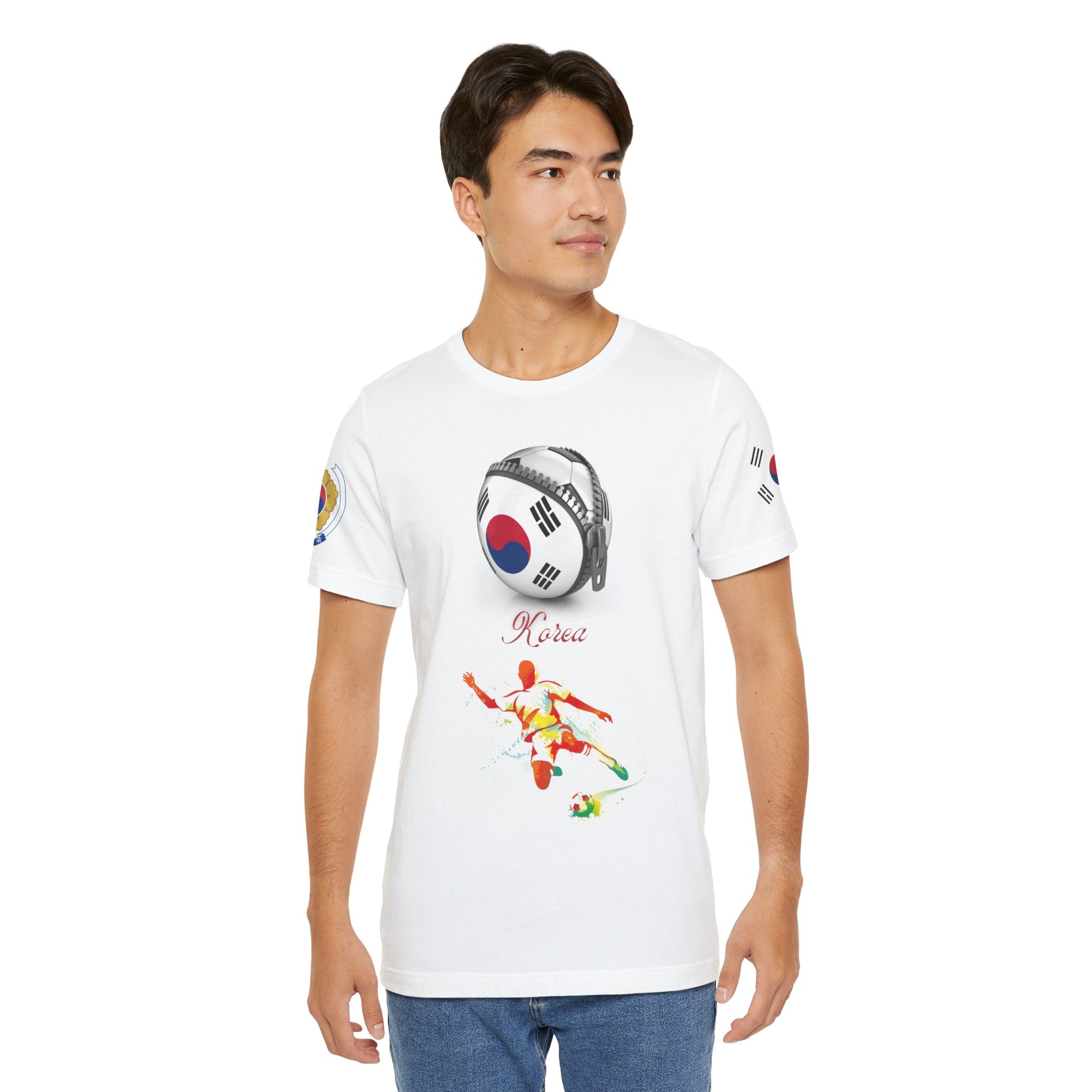 Korea Zipper Football Tee