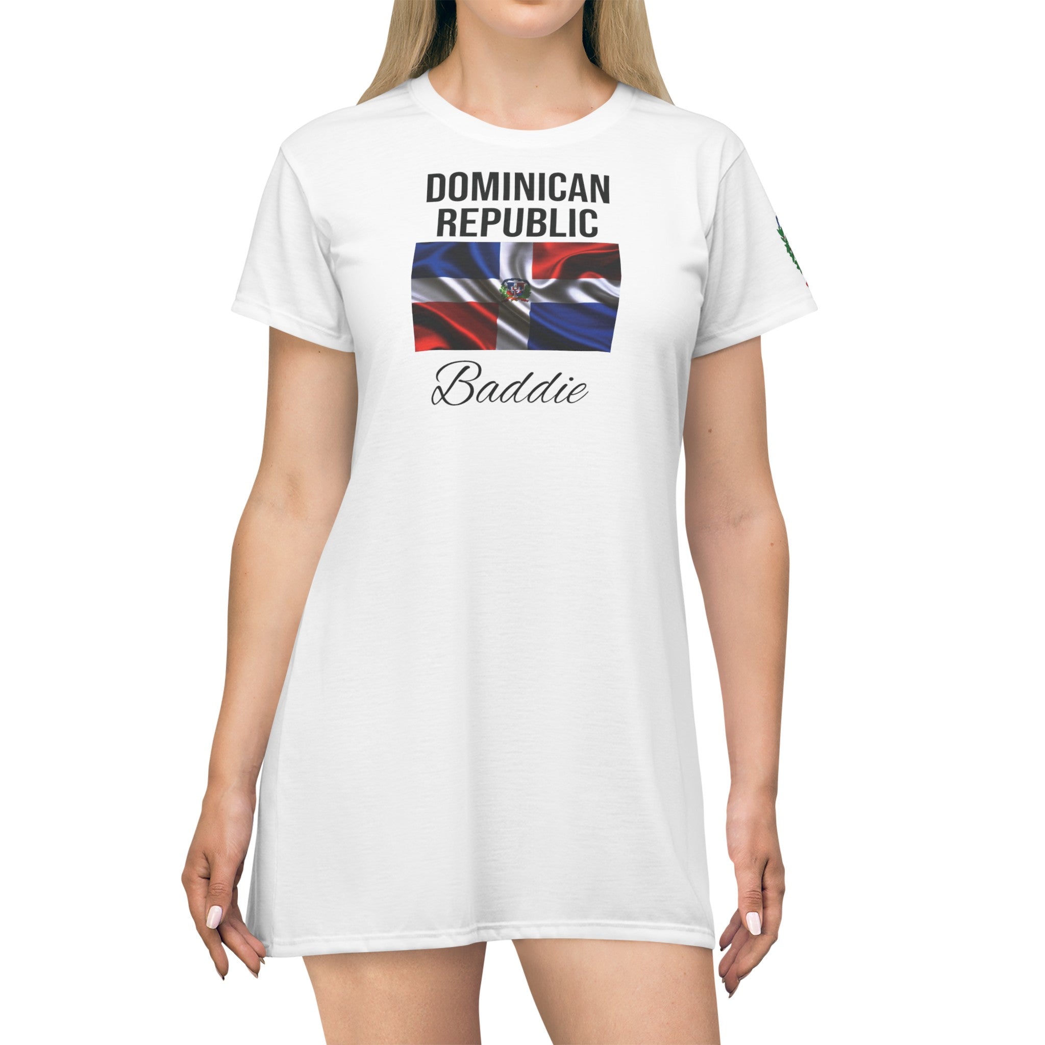 Dominican Republic Baddie T-Shirt Dress