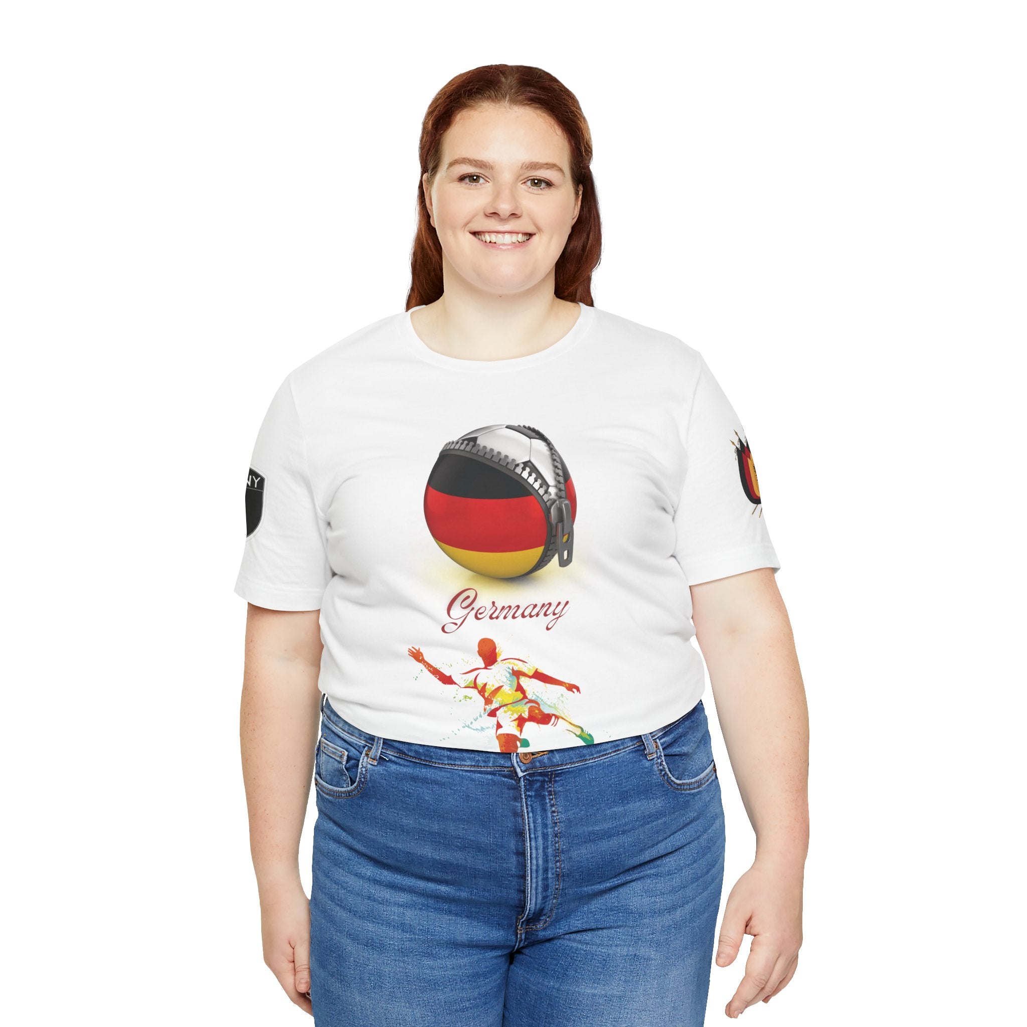 Germany Zipper Football Tee