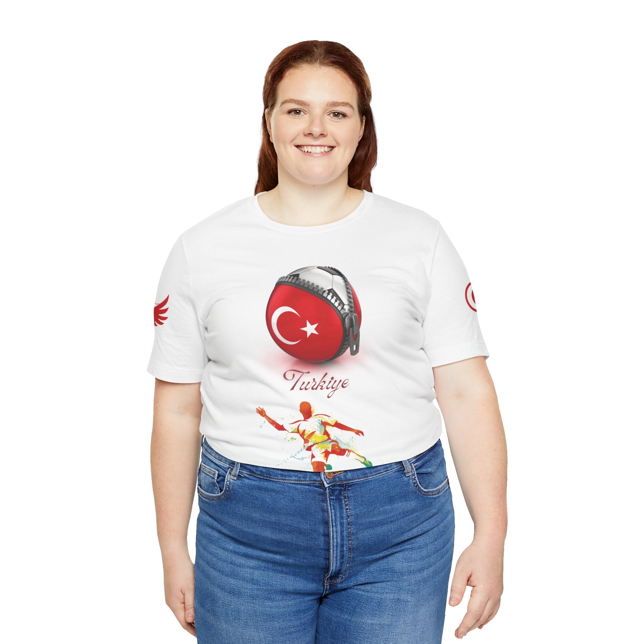 Turkey Zipper Football Tee