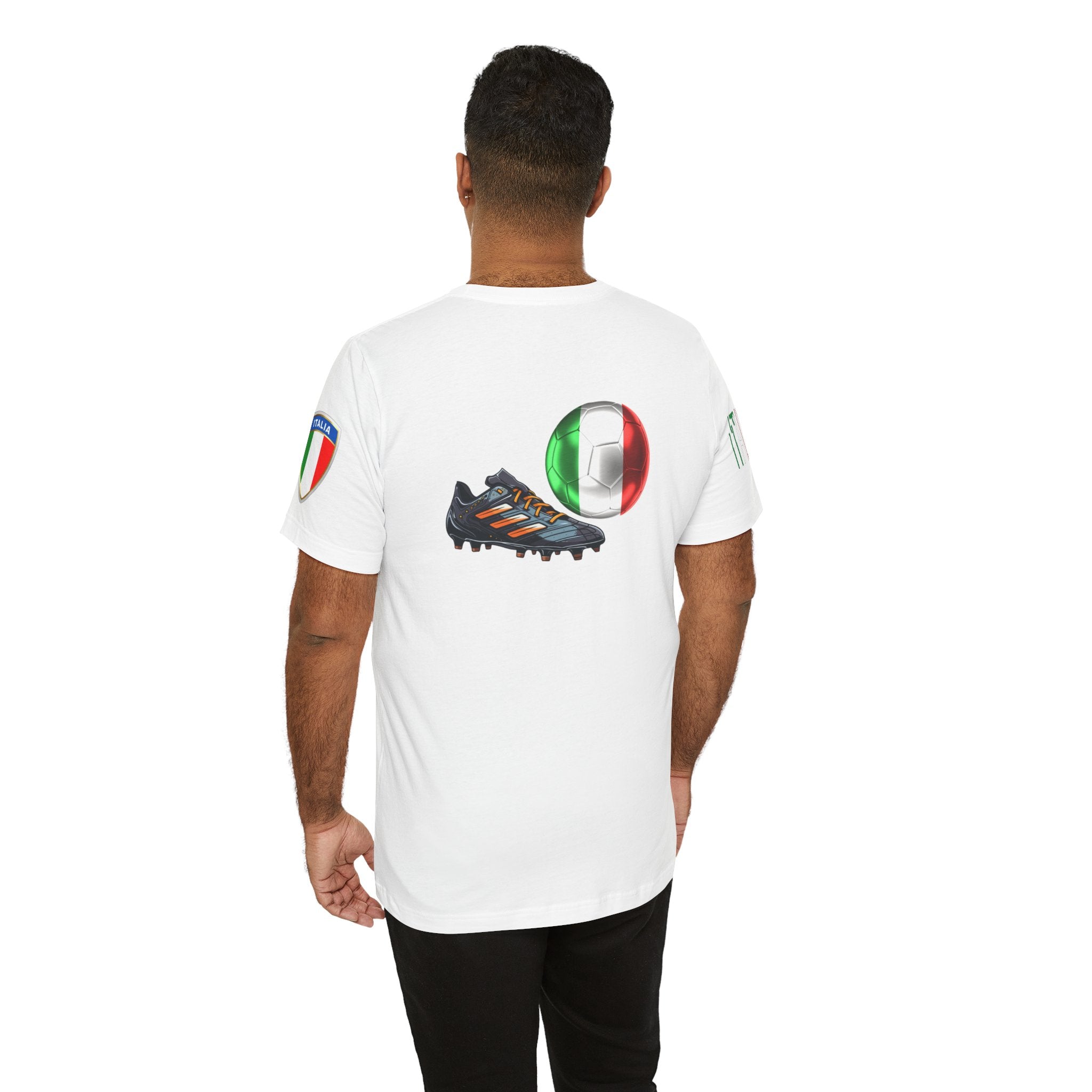 Italy Zipper Football Tee