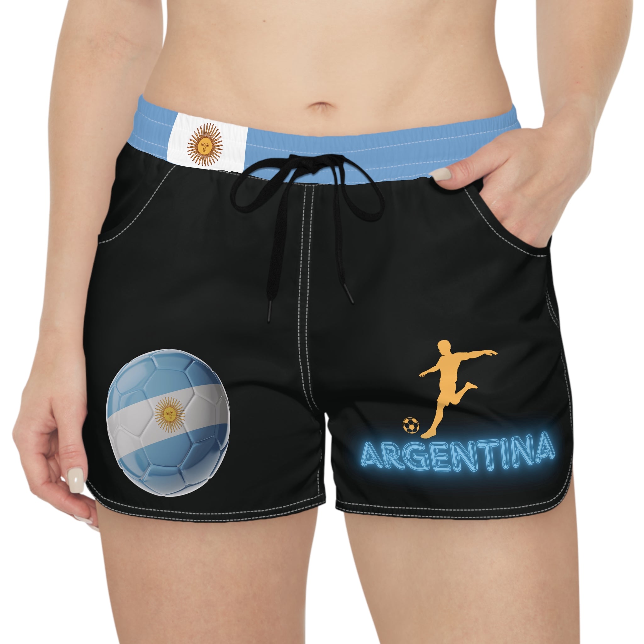 Argentina Women's Football Shorts