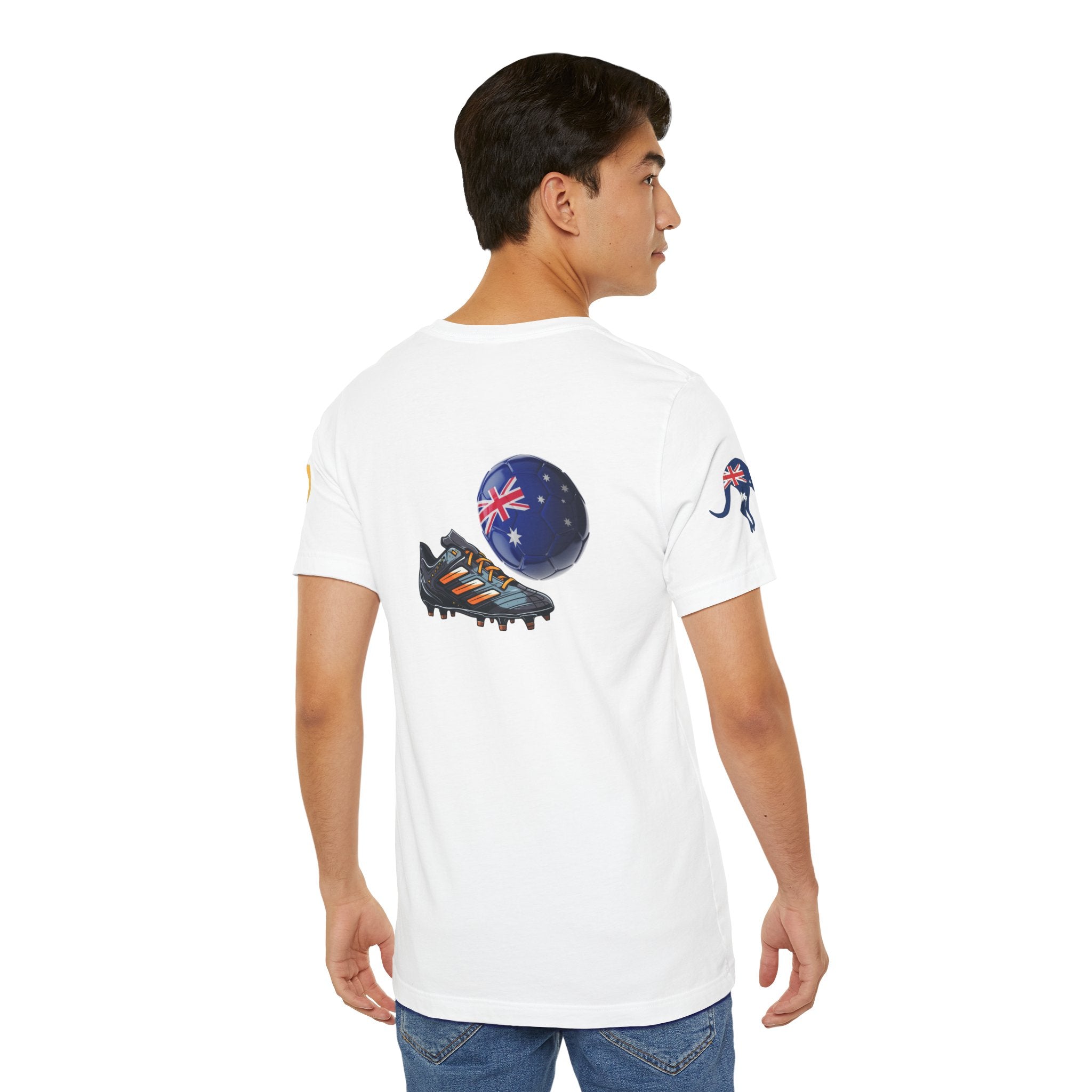 Australia Zipper Football Tee