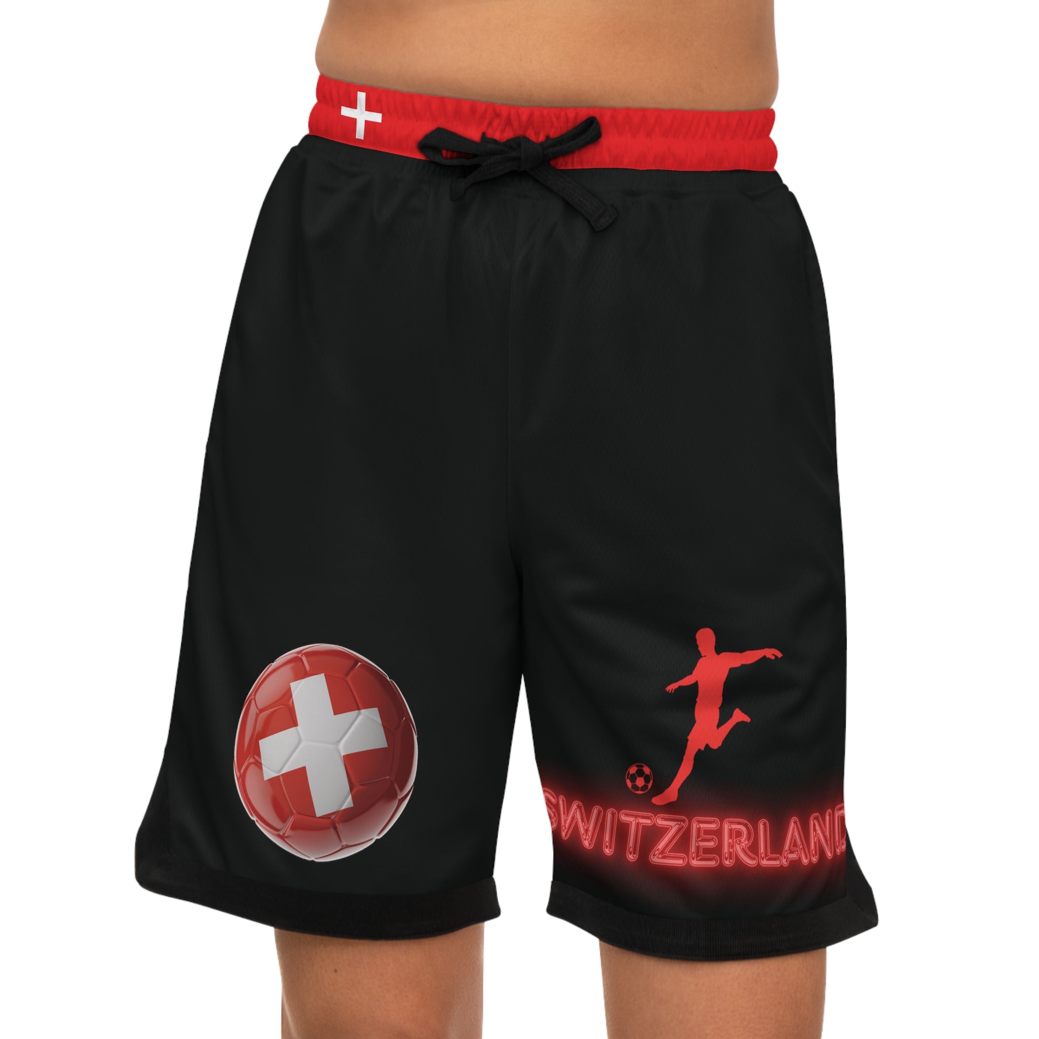 Switzerland Football Shorts