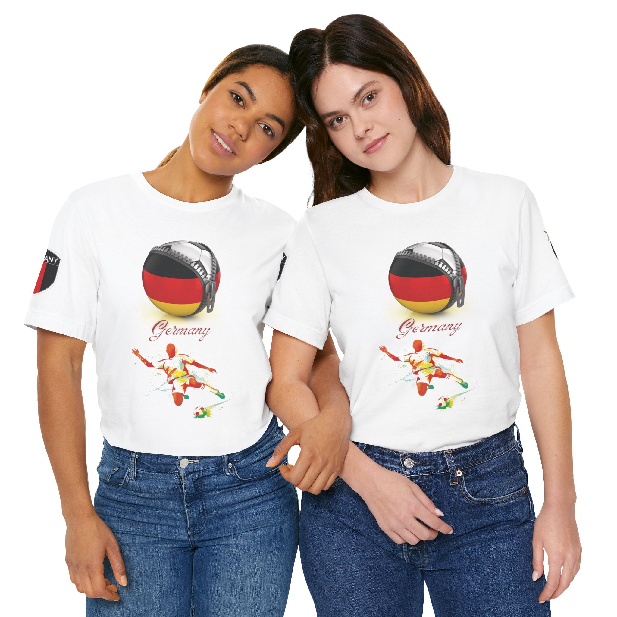 Germany Zipper Football Tee