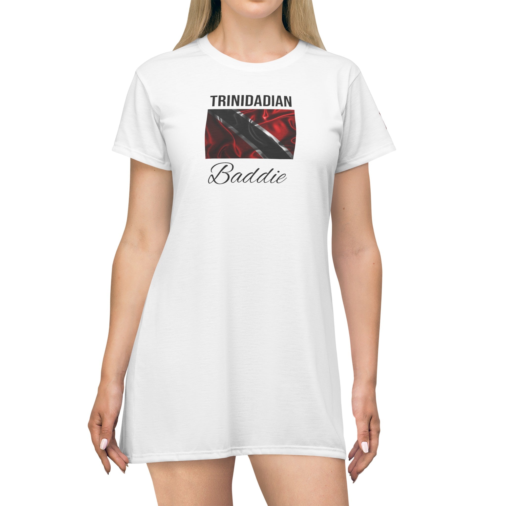 Trinidad And Tobago Baddie T-Shirt Dress