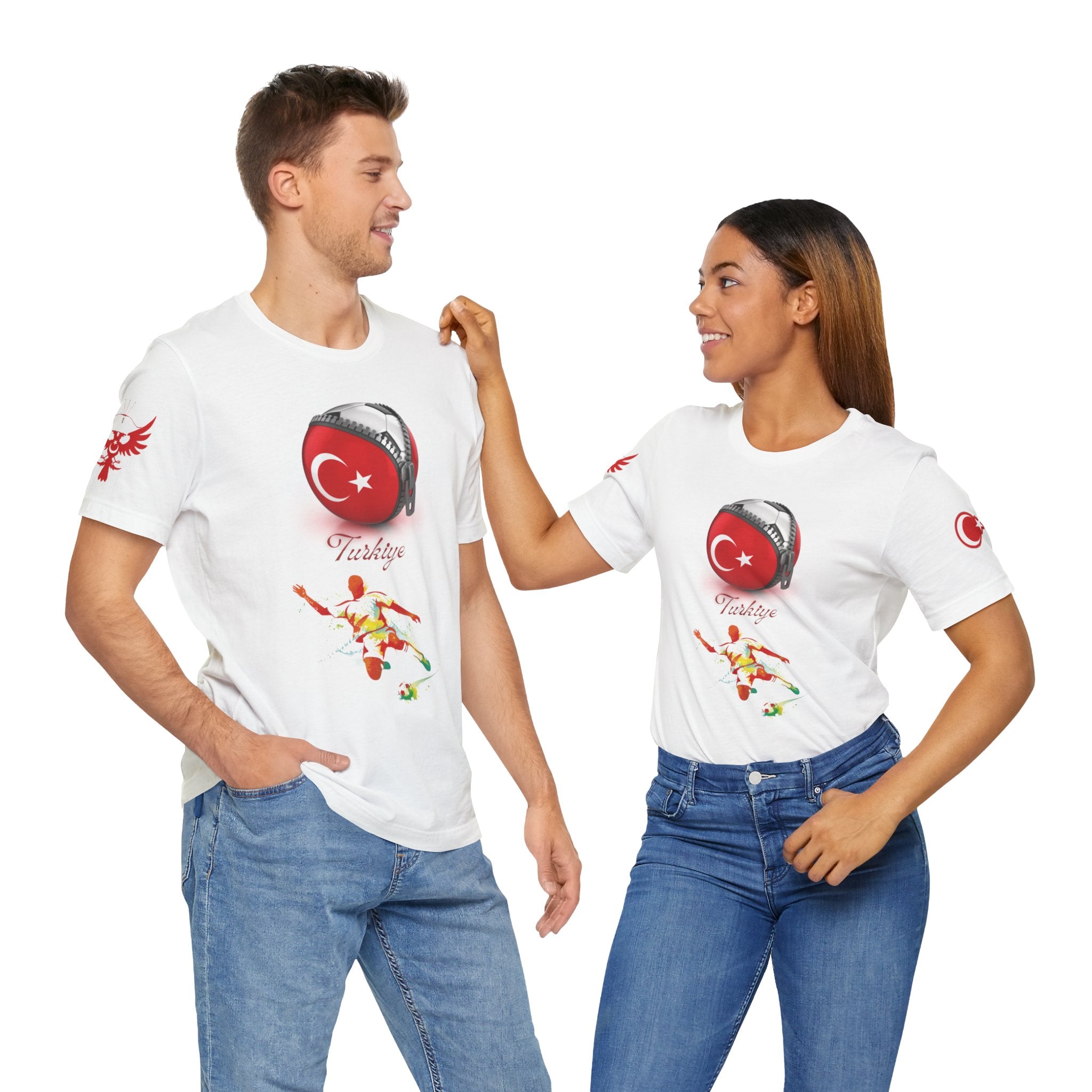 Turkey Zipper Football Tee