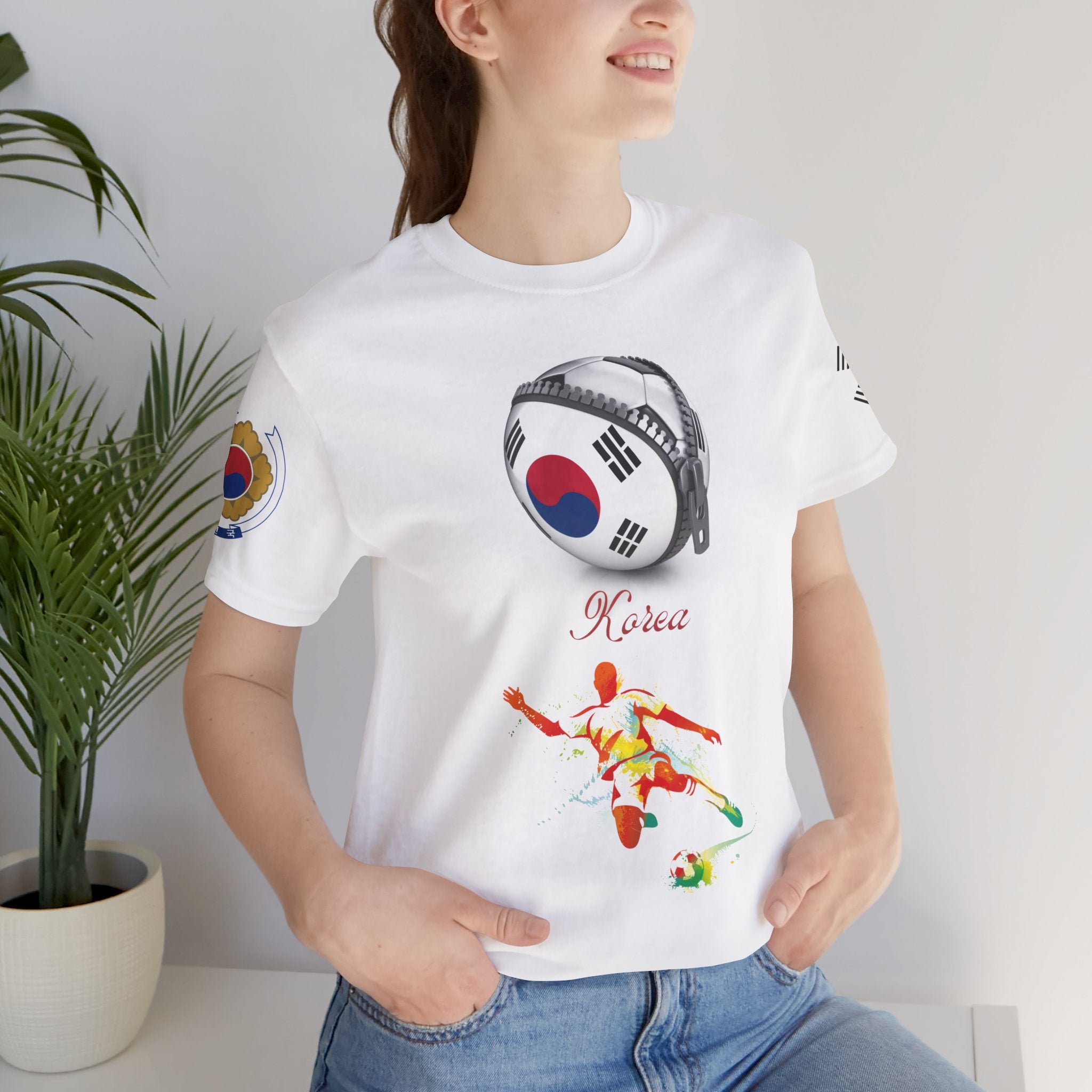 Korea Zipper Football Tee