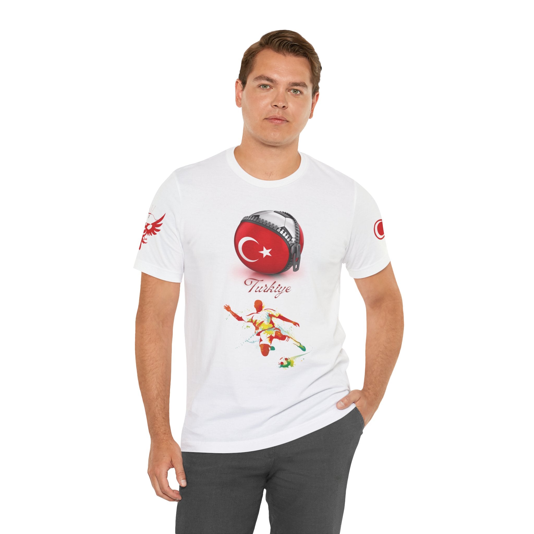 Turkey Zipper Football Tee